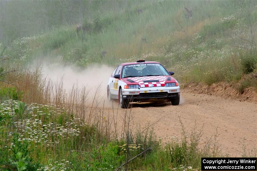 Sean Burke / Max Burke Honda CRX on SS4, J5 South.