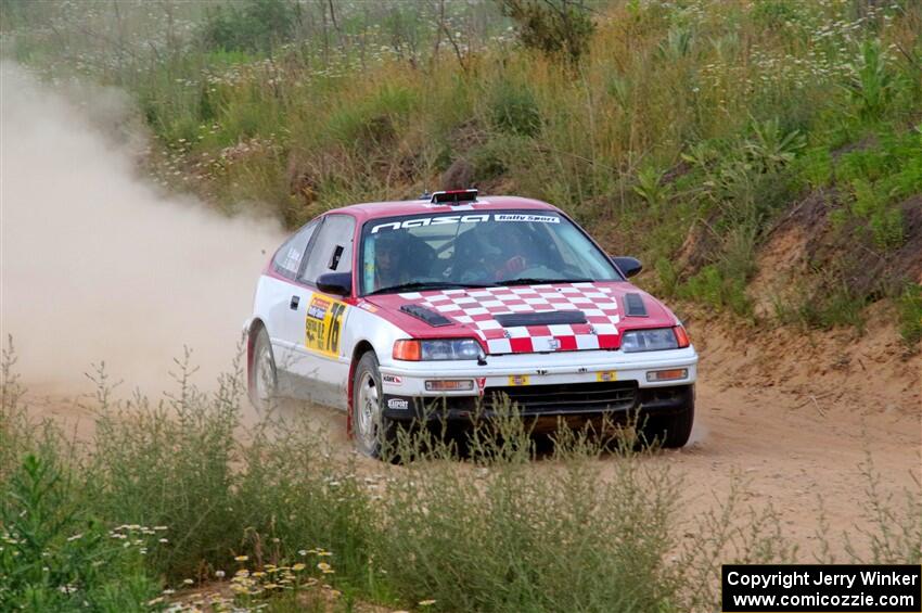 Sean Burke / Max Burke Honda CRX on SS4, J5 South.