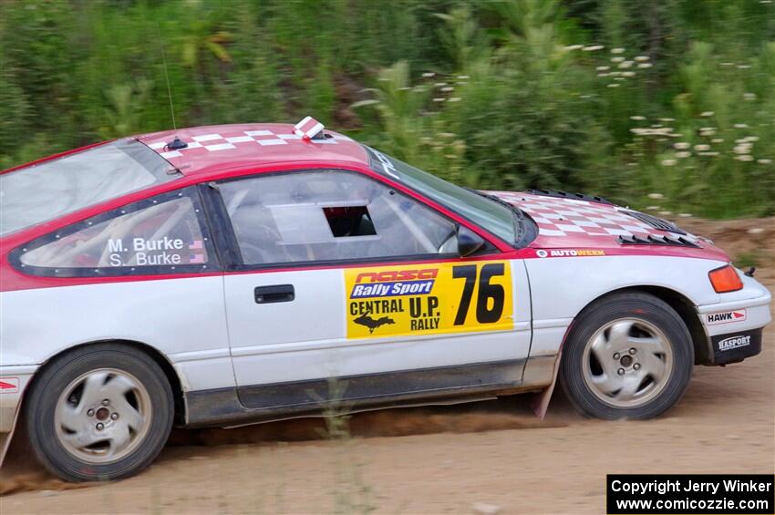 Sean Burke / Max Burke Honda CRX on SS4, J5 South.