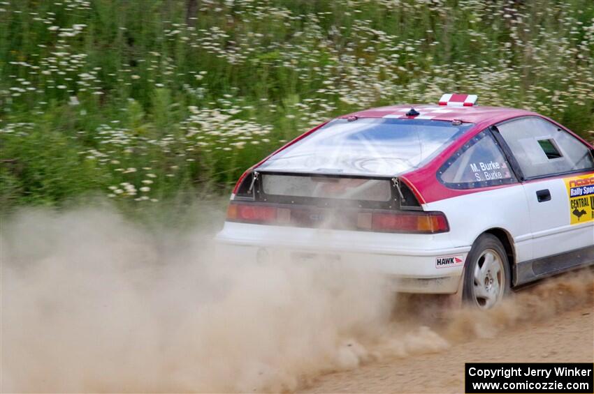 Sean Burke / Max Burke Honda CRX on SS4, J5 South.