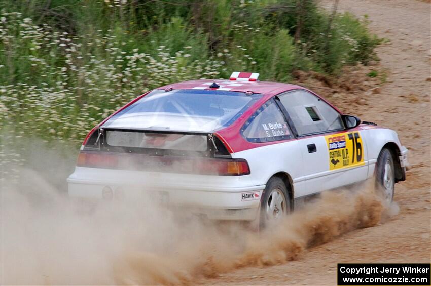 Sean Burke / Max Burke Honda CRX on SS4, J5 South.