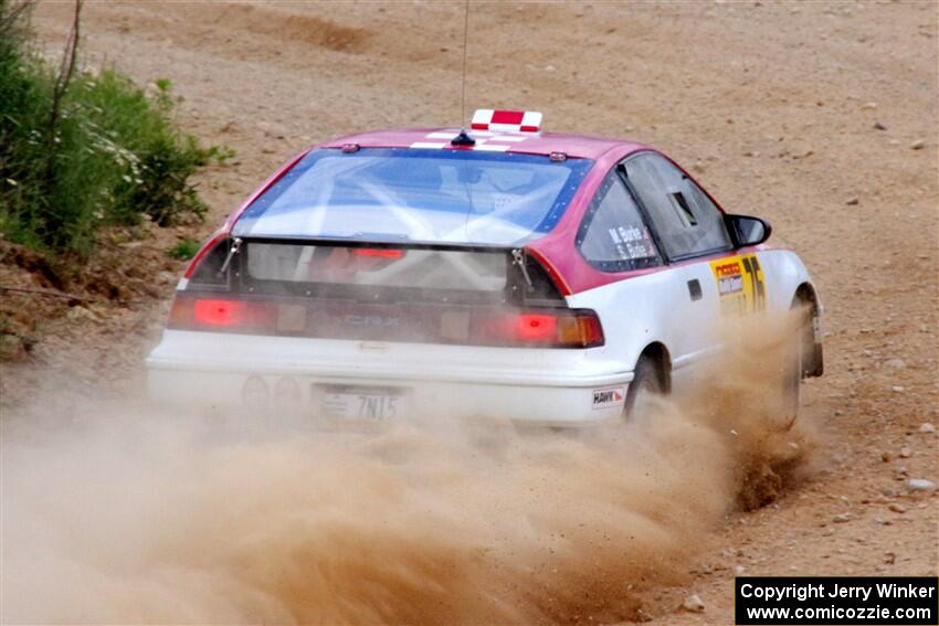 Sean Burke / Max Burke Honda CRX on SS4, J5 South.