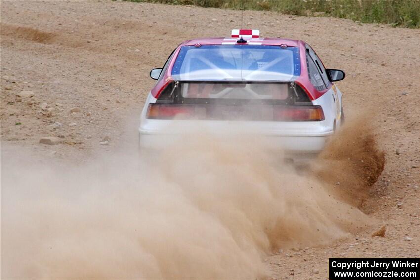 Sean Burke / Max Burke Honda CRX on SS4, J5 South.