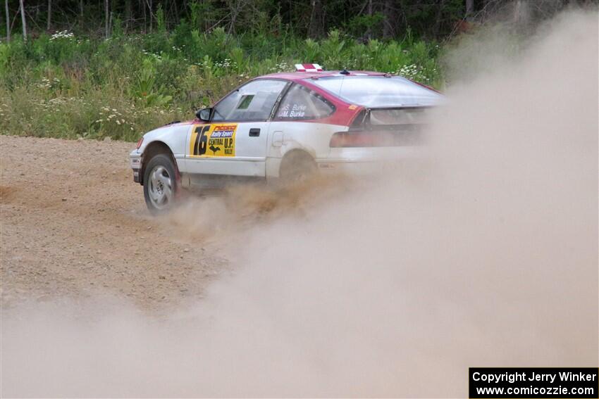 Sean Burke / Max Burke Honda CRX on SS4, J5 South.