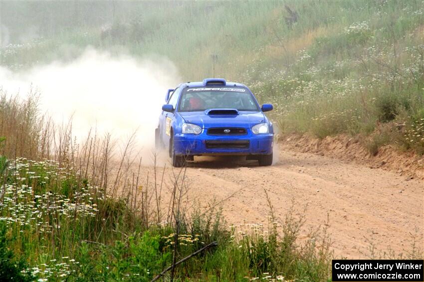 Eric Lind / Alicia Kozakiewicz Subaru WRX STi on SS4, J5 South.