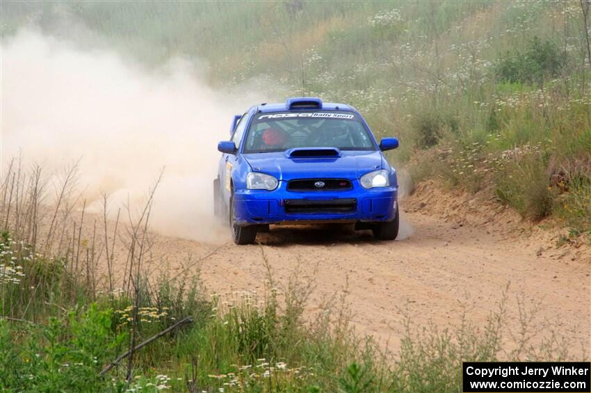 Eric Lind / Alicia Kozakiewicz Subaru WRX STi on SS4, J5 South.