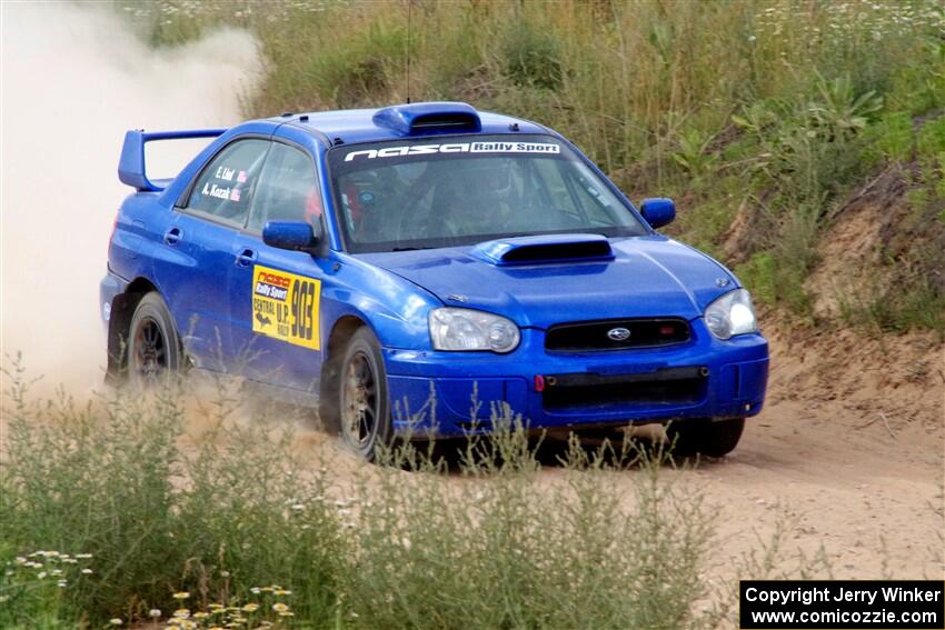 Eric Lind / Alicia Kozakiewicz Subaru WRX STi on SS4, J5 South.