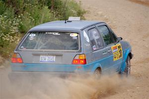 Mark Rokus / Tabitha Lohr VW GTI on SS4, J5 South.