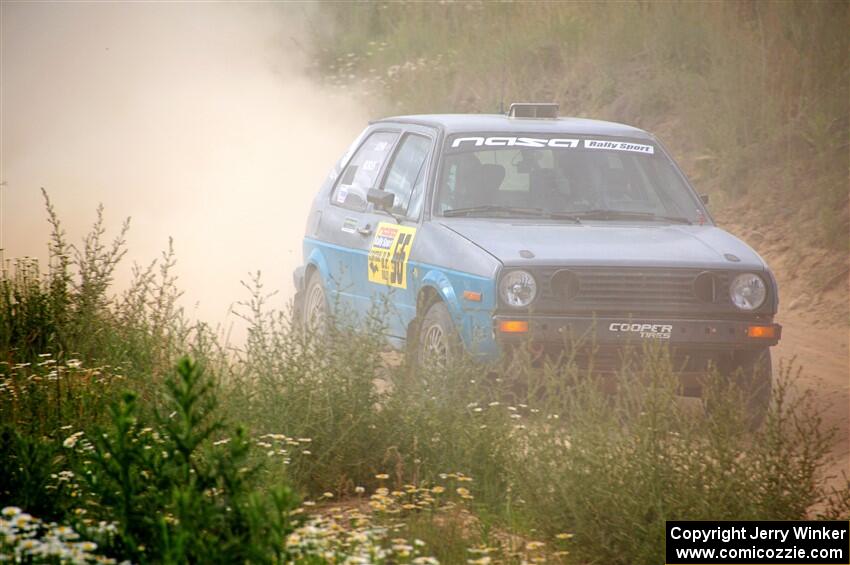 Mark Rokus / Tabitha Lohr VW GTI on SS4, J5 South.