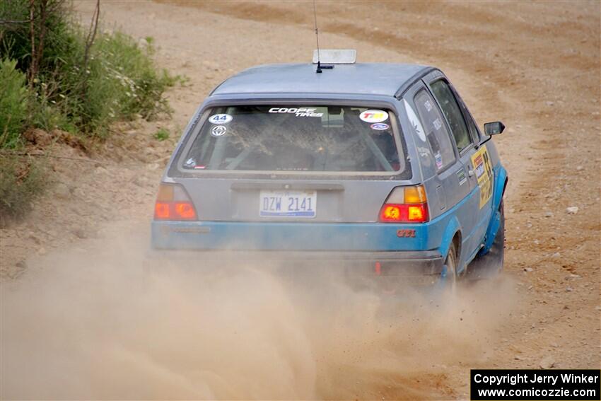 Mark Rokus / Tabitha Lohr VW GTI on SS4, J5 South.