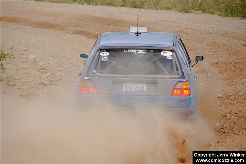 Mark Rokus / Tabitha Lohr VW GTI on SS4, J5 South.