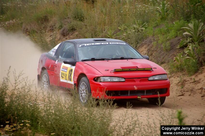 Jason Cook / R.J. Kassel Eagle Talon on SS4, J5 South.