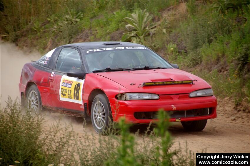 Jason Cook / R.J. Kassel Eagle Talon on SS4, J5 South.