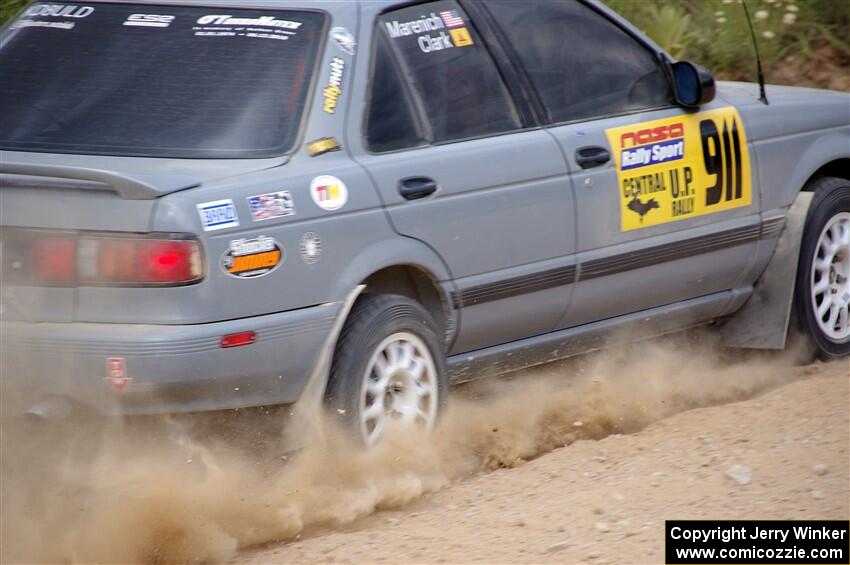 Dexter Clark / William Marenich Nissan Sentra SE-R on SS4, J5 South.