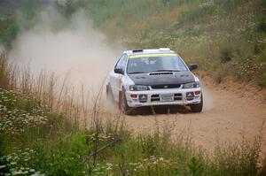 Aidan Hicks / John Hicks Subaru Impreza Wagon on SS4, J5 South.