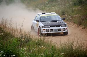 Aidan Hicks / John Hicks Subaru Impreza Wagon on SS4, J5 South.