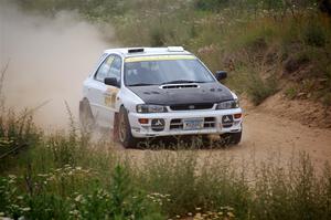 Aidan Hicks / John Hicks Subaru Impreza Wagon on SS4, J5 South.