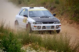 Aidan Hicks / John Hicks Subaru Impreza Wagon on SS4, J5 South.