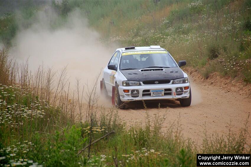 Aidan Hicks / John Hicks Subaru Impreza Wagon on SS4, J5 South.