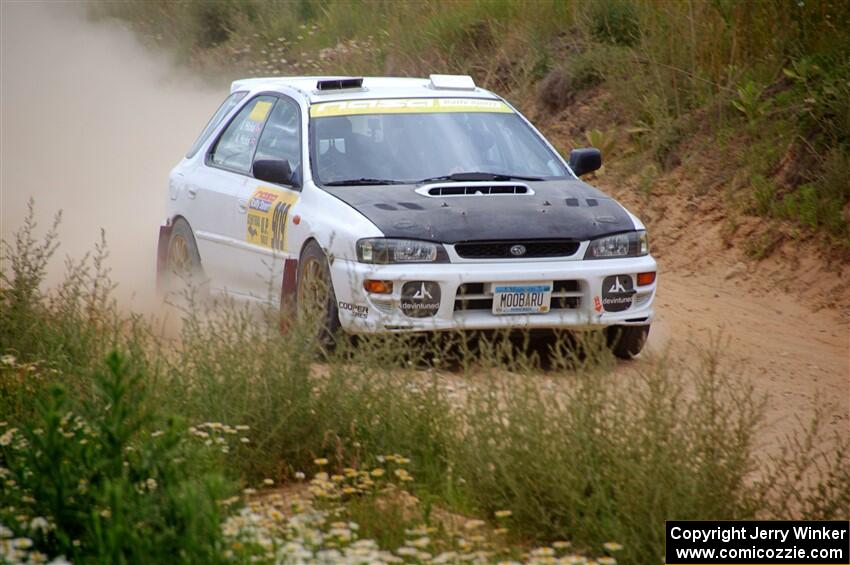 Aidan Hicks / John Hicks Subaru Impreza Wagon on SS4, J5 South.