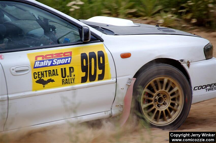 Aidan Hicks / John Hicks Subaru Impreza Wagon on SS4, J5 South.