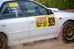 Aidan Hicks / John Hicks Subaru Impreza Wagon on SS4, J5 South.