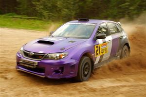 Matt Huuki / Skyler Fountaine Subaru WRX STi on SS7, Sand Rd.