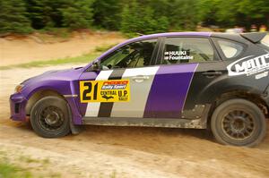 Matt Huuki / Skyler Fountaine Subaru WRX STi on SS7, Sand Rd.