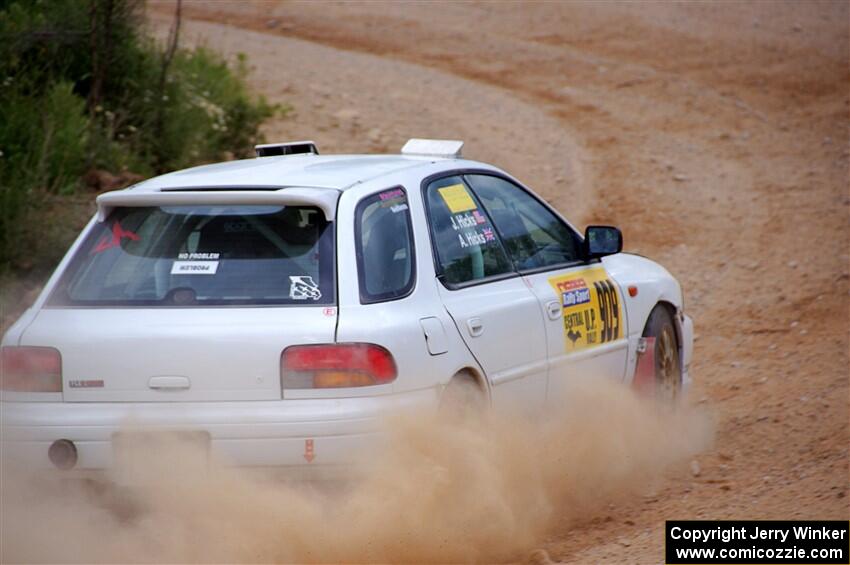 Aidan Hicks / John Hicks Subaru Impreza Wagon on SS4, J5 South.