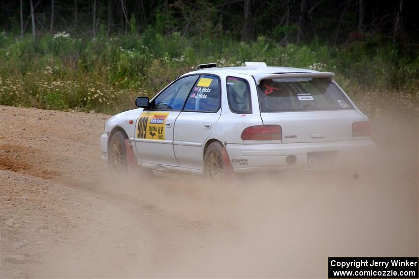 Aidan Hicks / John Hicks Subaru Impreza Wagon on SS4, J5 South.