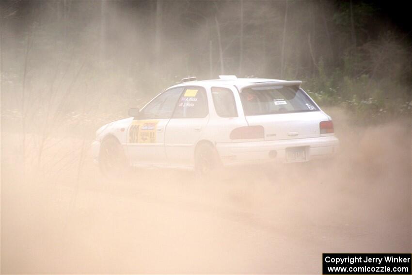 Aidan Hicks / John Hicks Subaru Impreza Wagon on SS4, J5 South.