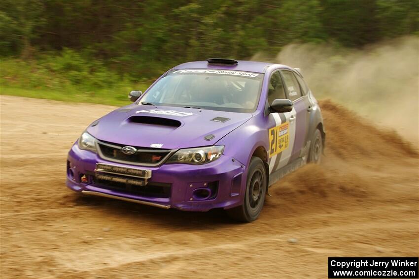 Matt Huuki / Skyler Fountaine Subaru WRX STi on SS7, Sand Rd.