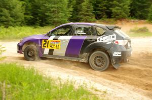 Matt Huuki / Skyler Fountaine Subaru WRX STi on SS7, Sand Rd.