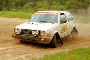 Adam VanDamme / Andrew Herron VW Golf on SS7, Sand Rd.