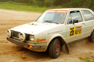 Adam VanDamme / Andrew Herron VW Golf on SS7, Sand Rd.