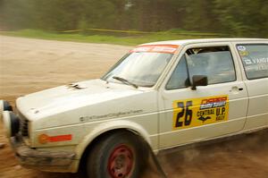 Adam VanDamme / Andrew Herron VW Golf on SS7, Sand Rd.