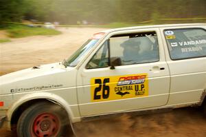 Adam VanDamme / Andrew Herron VW Golf on SS7, Sand Rd.