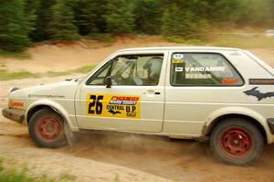 Adam VanDamme / Andrew Herron VW Golf on SS7, Sand Rd.