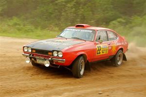 Mike Hurst / Michael Claiborne Ford Capri on SS7, Sand Rd.