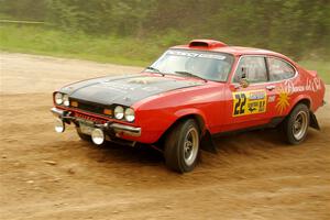 Mike Hurst / Michael Claiborne Ford Capri on SS7, Sand Rd.