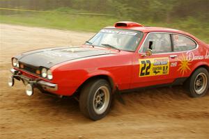 Mike Hurst / Michael Claiborne Ford Capri on SS7, Sand Rd.