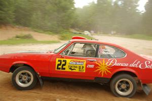 Mike Hurst / Michael Claiborne Ford Capri on SS7, Sand Rd.