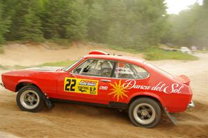 Mike Hurst / Michael Claiborne Ford Capri on SS7, Sand Rd.