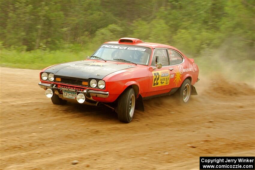 Mike Hurst / Michael Claiborne Ford Capri on SS7, Sand Rd.