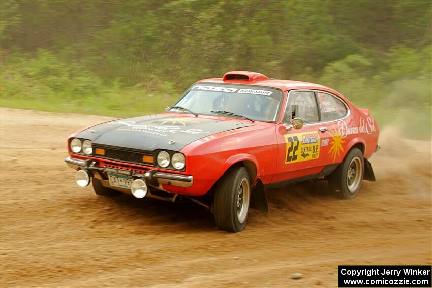 Mike Hurst / Michael Claiborne Ford Capri on SS7, Sand Rd.