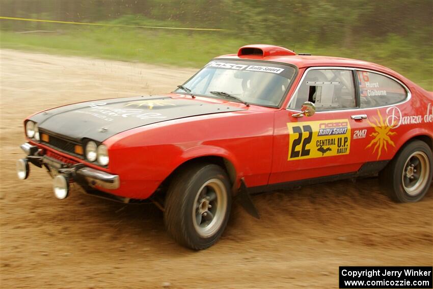 Mike Hurst / Michael Claiborne Ford Capri on SS7, Sand Rd.