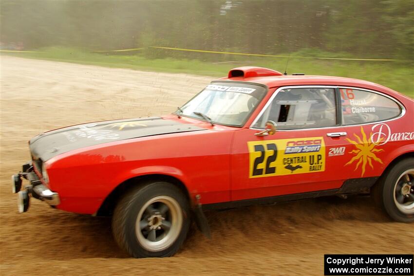 Mike Hurst / Michael Claiborne Ford Capri on SS7, Sand Rd.