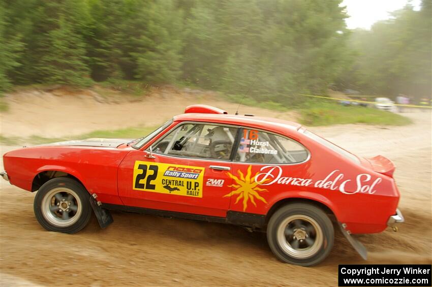 Mike Hurst / Michael Claiborne Ford Capri on SS7, Sand Rd.