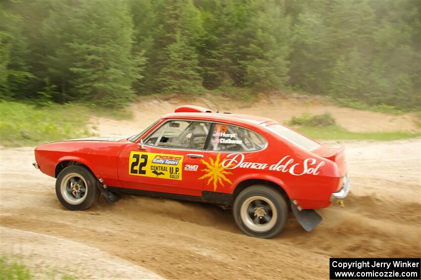 Mike Hurst / Michael Claiborne Ford Capri on SS7, Sand Rd.