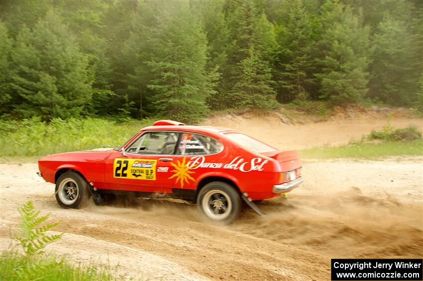 Mike Hurst / Michael Claiborne Ford Capri on SS7, Sand Rd.